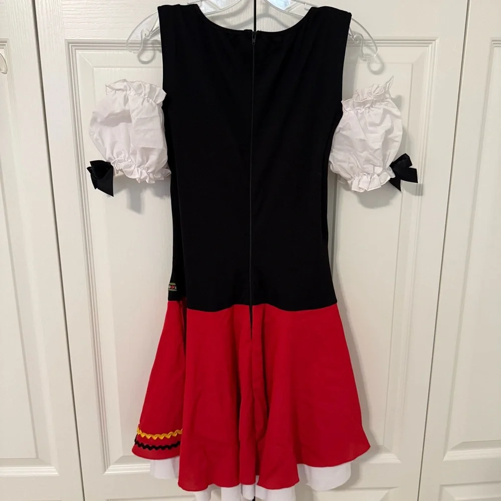 Bavarian Beauty Beer Maid Halloween Costume M/L Cosplay Oktoberfest Dirndl Dress - Picture 6 of 12